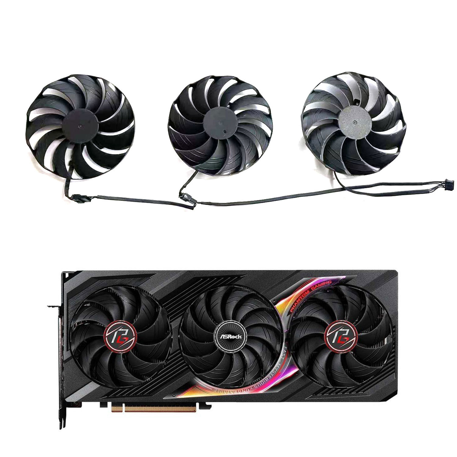 Rx 7800 Xt 16Gb - Neuer Kühllüfter 4PIN 98MM CF1010H12S für