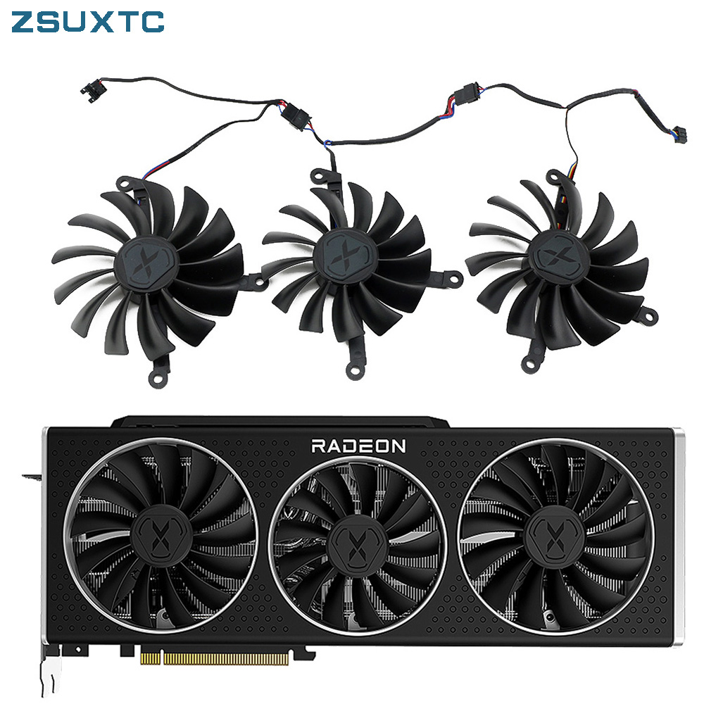 Rx 6900 Xt 16Gb - CF9015U12D CF1015U12D 6900XT Kühlerlüfter für XFX