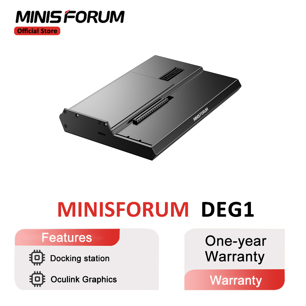 Oculink Gpu Dock Station - MINISFORUM DEG1 Externe GPU-Dockstation, unterstützt ATX