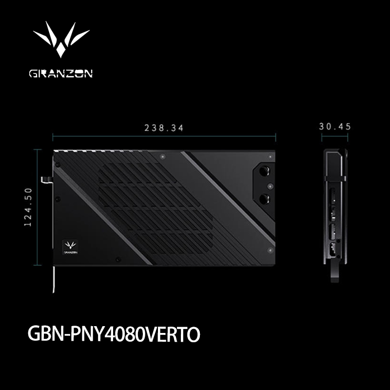 Rtx 4080 Water Cooling Block - Granzon GBN-PNY4080VERTO Wasserblock für PNY RTX