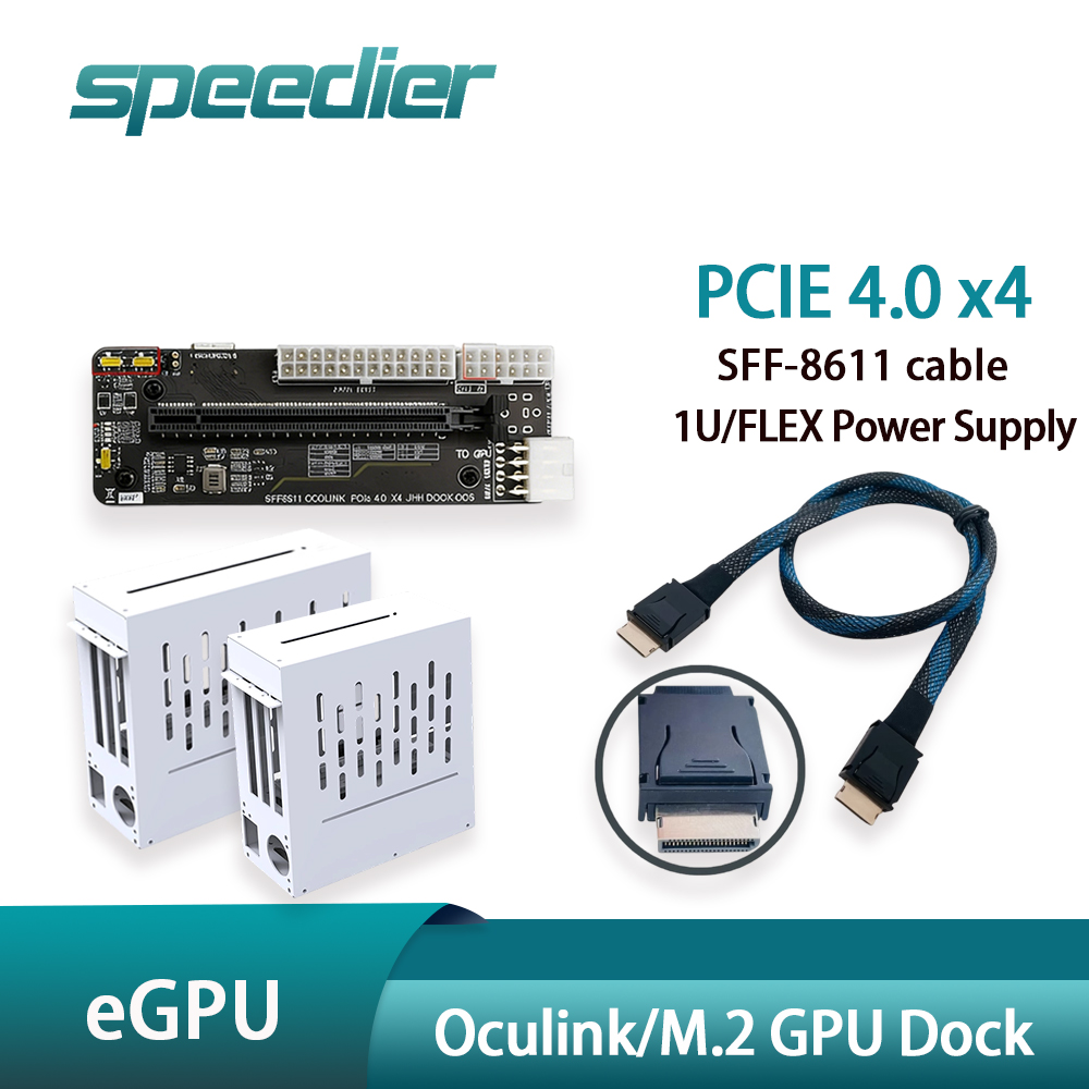 Oculink Gpu Dock Station - eGPU PCIe 4.0 x4 Oculink /