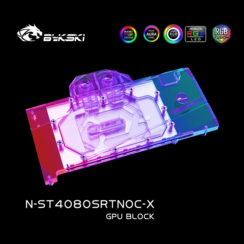 Rtx 4080 Water Cooling Block - Bykski N-ST4080SRTNOC-X GPU-Block für ZOTAC RTX