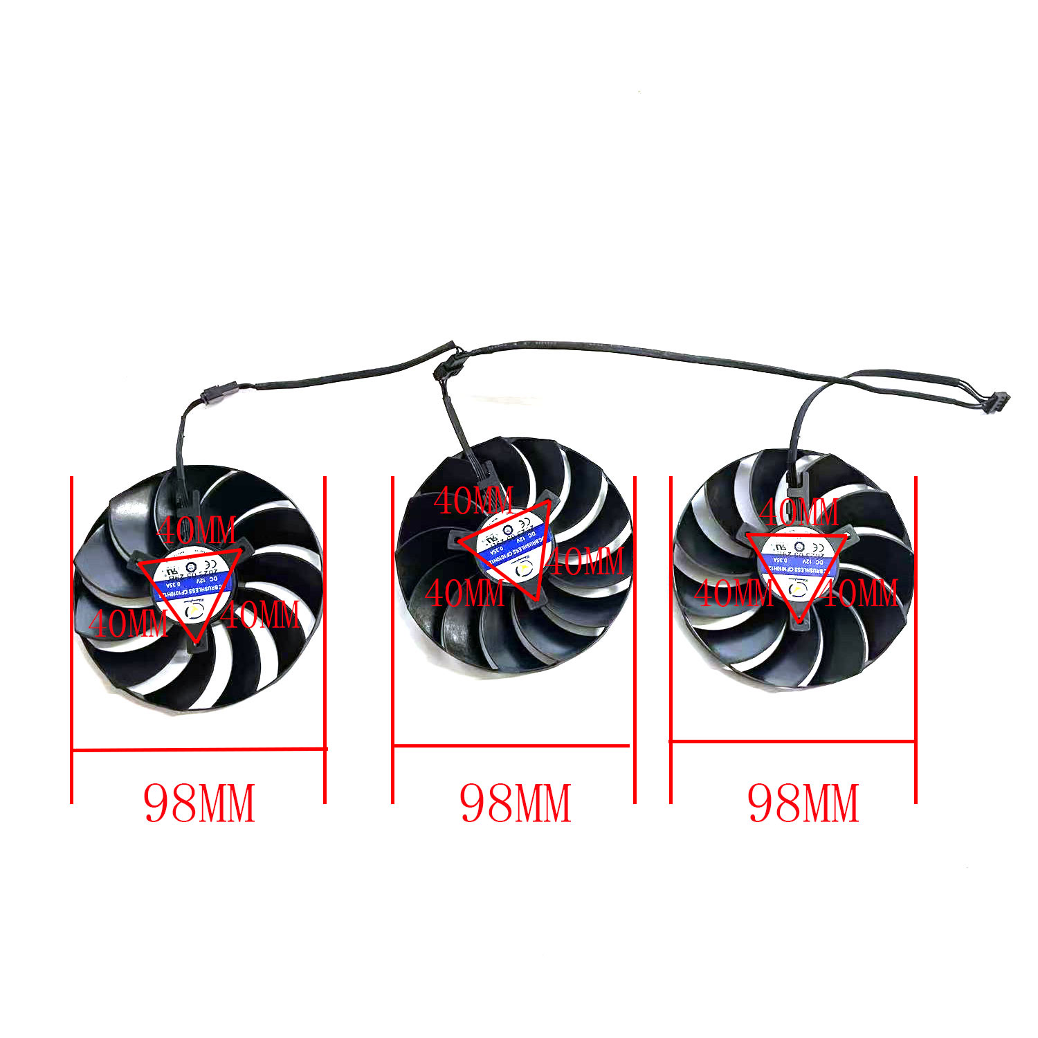 Neuer Kühllüfter 4PIN 98MM CF1 – Rx 7800 Xt 16Gb Bewertung und Preis