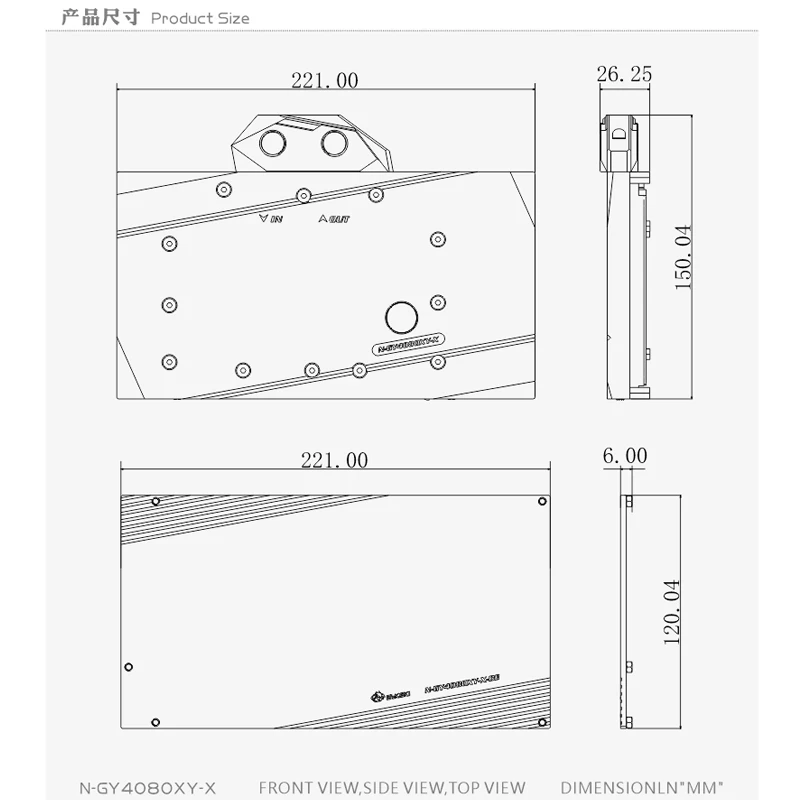 Bykski GPU-Wasserblock für GAL – Rtx 4080 Water Cooling Block Bewertung und Preis