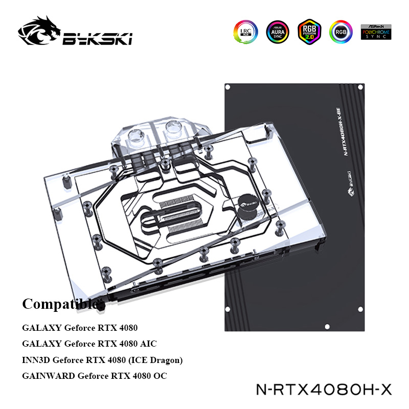 Bykski GPU-Wasserkühler für GA – Rtx 4080 Water Cooling Block Bewertung und Preis