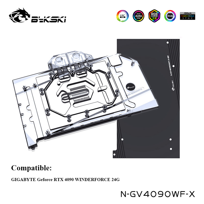 Bykski GPU-Wasserblock für GIG – Rtx 4090 Water Block Full Cover Bewertung und Preis