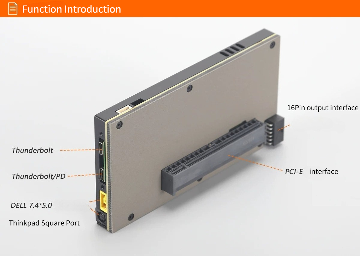 Verbesserte TH5P4GaN Laptop Th – Gpu External Dock Egpu Thunderbolt 4 Bewertung und Preis