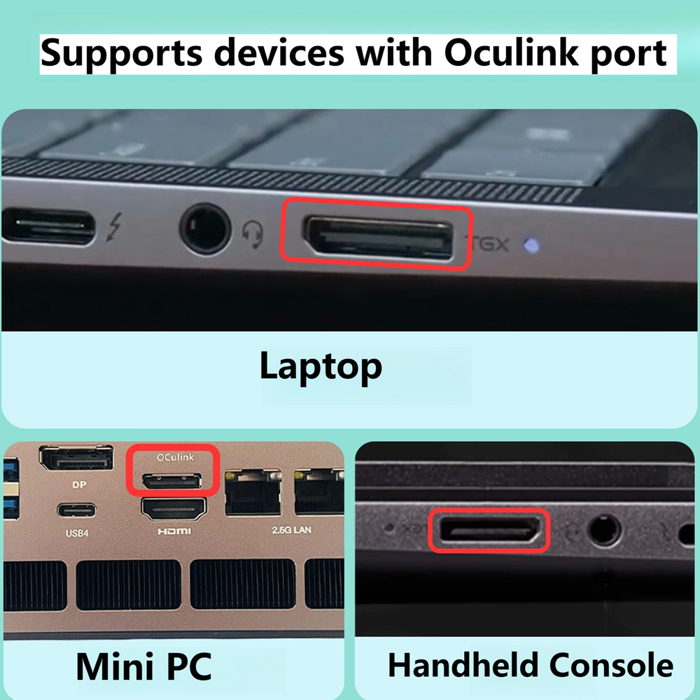 eGPU PCIe 4.0 x4 Oculink / M.2 – Oculink Gpu Dock Station Bewertung und Preis
