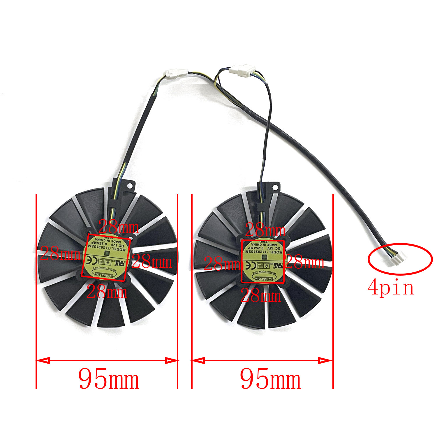 T129215SM 95mm Kühlerlüfter fü – Rtx 3090 24Gb Gddr6X Bewertung und Preis