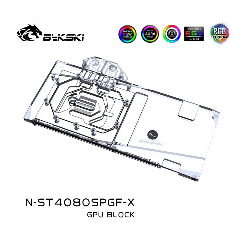 Bykski N-ST4080SPGF-X GPU-Bloc – Rtx 4080 Water Cooling Block Bewertung und Preis