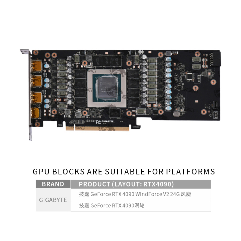 Bykski N-GV4090WF-X-V2 GPU-Blo – Rtx 4090 Water Block Full Cover Bewertung und Preis