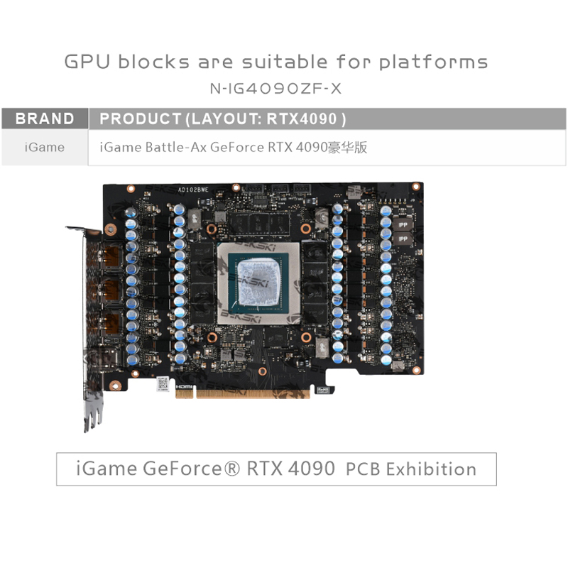 Bykski N-IG4090ZF-X GPU-Block, – Rtx 4090 Water Block Full Cover Bewertung und Preis